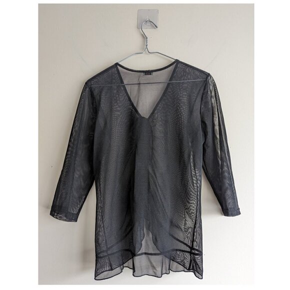Vintage Le Chateau Y2K sheer top - Picture 2 of 6